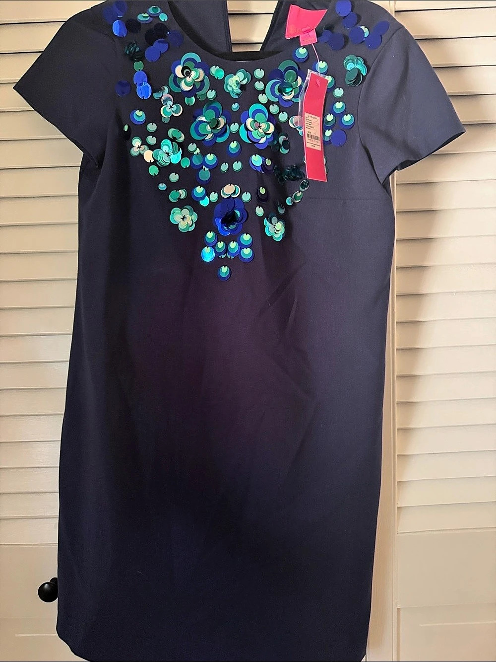 Lilly Pulitzer Havyn Dress Sequin Mini Dress in Blue Size 2 NWT